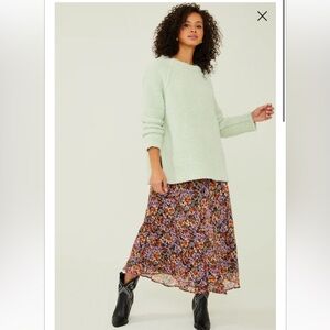 New with tags altard state poppy fuzzy sweater